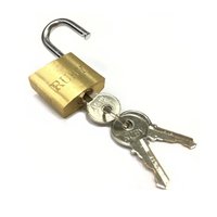 50mm Haute Sécurité En Acier Trempé Manille En Laiton Cylindre Anti-corrosion En Laiton cadenas avec Clés En Laiton