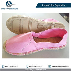 Unisex Traditional Style <b>Espadrilles</b> Flat Shoes Customizable Solid Plain Color Slip-On Closure Printed Anti-Slip for Unisex - Product Image 4