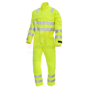 Vente en gros Combinaison de sécurité réfléchissante haute visibilité Combinaison zippée Vêtements de travail - Product Image 1