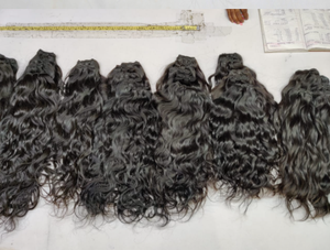 Extensiones de cabello virgen de templo crudo indio 100% más vendidas, recto sedoso de un solo donante, listo para enviar - Product Image 5