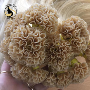 Extensiones de cabello humano Remy, pelo Natural doble de alta calidad, con punta en U, color rubio liso, virgen vietnamita - Product Image 3