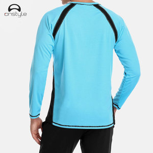 Venta directa Personalizable Hombres Fitness Sublimado Recortado Rash Guard para adultos - Product Image 3