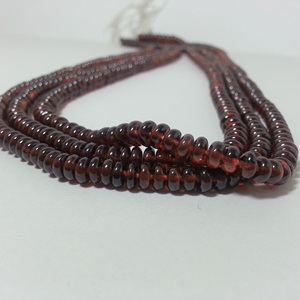 Cuentas Redondas Lisas de Granate Rojo Natural de Mozambique de 4 mm y 6 mm, Hebras de Piedras Preciosas Semipreciosas con Certificación IGI para la Creación de Joyas - Product Image 2