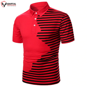 T-shirt polo en coton de haute qualité pour homme avec fermeture à bouton solide Logo personnalisé Impression pratique et écologique pour le tennis et le golf - Product Image 5