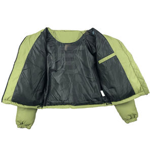 Blouson aviateur matelassé unisexe grande taille à logo personnalisable nouveau design 100% polyester doux chaud respirant coupe-vent manteau pour - Product Image 3