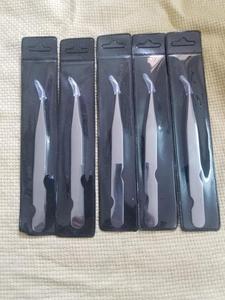 Pinzas Profesionales de Acero Inoxidable para Cejas, Pinzas Puntiagudas para Extensión de Pestañas Postizas, Juego de Pinzas en Colores Plata, Oro, Arcoíris y Azul - Product Image 6