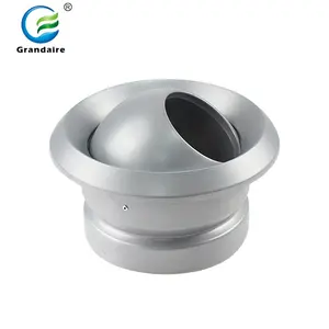 Jet Nozzle Air Diffuser with damper air outlet spherical ceiling