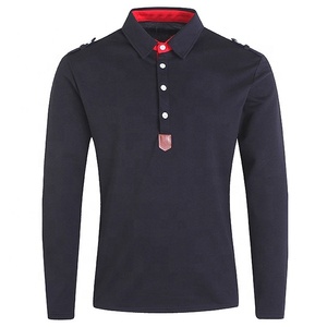 Athletic <b>Men's</b> Breathable Cotton for <b>Long</b> Sleeve Golf Shirt with Embroidery Custom Print Design High Quality Summer Shirts - Product Image 1