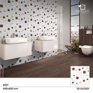 กระเบื้องปูพื้น3D พอร์ซเลนสำหรับวิลล่าโรงแรม60x60 80x80ดีไซน์ล่าสุดกระเบื้องปูพื้นห้องครัวห้องน้ำกระเบื้องผนังดีไซน์สวย - Product Image 3