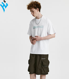 Vente en gros 100% coton T-shirt 3D pour hommes de style hip hop personnalisé Coin de rue pour hommes étiquettes respirantes surdimensionnées T-shirt pour garçons - Product Image 5