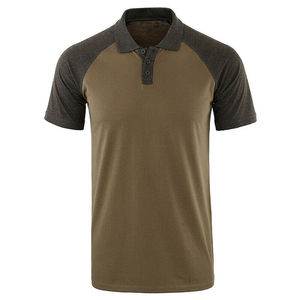 Vente en gros personnalisée pour hommes T-shirts polo sérigraphie et logo brodé design tricoté en coton uni style décontracté - Product Image 6