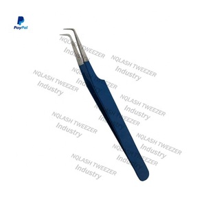 NQLASH — pincettes pour Extension de cils, embout de 90 degrés, poignée en diamant, couleur or et blanc, NQLASH - Product Image 5