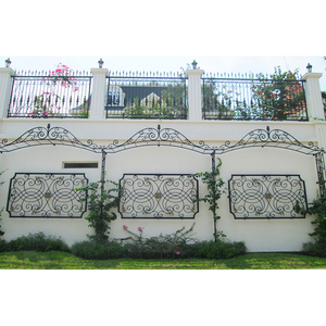 Best Sale In Stock Decorative Wrought Iron Fence Trellis Gates Door Panels - Product Image 6