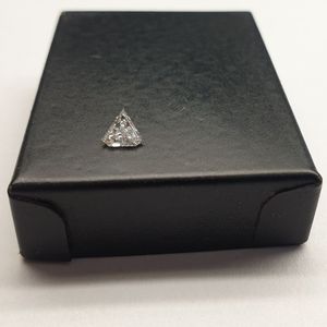 Lanli — bijoux en diamant en forme de Triangle, faits de laboratoire, taille 0.60 à 0.69 comprise, blanc - Product Image 2