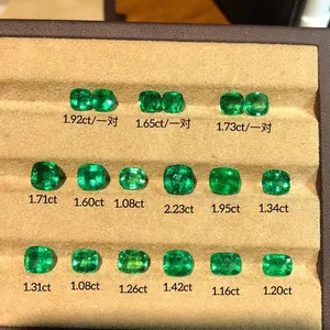 Zambia esmeralda natural de baixo preço, alta qualidade, sem aquecimento, verde vívido, para mercado de joias