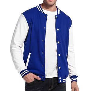 Blouson en cuir homme, avec broderie et Logo personnalisé en laine,, printemps - Product Image 3
