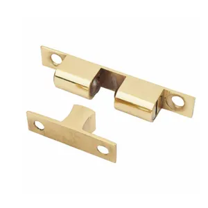 测试质量最畅销黄铜饰面双球门闭门器/门磁捕捉器-42毫米用于门五金件