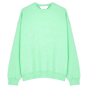 Sweat-shirt unisexe de haute qualité en coton molletonné pour l'hiver, avec logo personnalisé brodé, col rond, motif imprimé uni - Product Image 3
