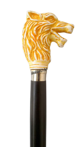 Calvin Handicraft Nautical Wolf Handle Bastón de madera coleccionable en 2 pliegues El mejor regalo - Product Image 6