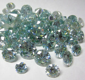 Diamants ronds naturels de couleur fantaisie de coupe brillante de l'inde, diamants améliorés de couleur naturelle - Product Image 5