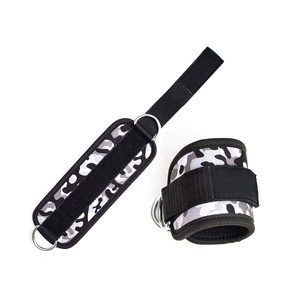 Sangles de cheville de forme physique d'entraînement de jambes de style personnalisé disponibles avec le logo et la conception personnalisés anneau D de sangle de cheville de forme physique de gymnastique de camouflage - Product Image 6