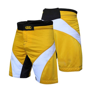 Pantalones Cortos de Verano de Poliéster/Spandex de Secado Rápido con Logotipo Personalizado de Alta Calidad para Boxeo y Artes Marciales, Marca Bee Free International para Hombre - Product Image 2