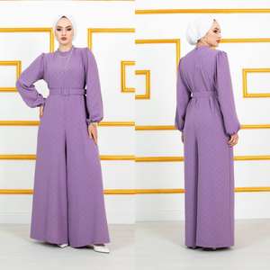 New Season Women's Islamic Modest Dresses Abaya Kaftan Tunic Kimono <b>Hijab</b> Silk Dubai Arab Ethnic Turkish Quality Inspired Muslim - Product Image 5