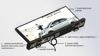 Affichage numérique LED MDS DISPLAY WIFI USB P2.5, couleur pleine, double face, étanche, extérieur, haute densité de pixels, garantie de 2 ans