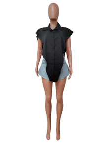 À la mode en gros femmes élégant T-shirts unis personnalisé femme T-Shirt imprimé uni dames T-shirt impression coton vierge - Product Image 2