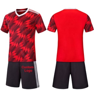 ชุดเสื้อฟุตบอลออกแบบได้เองชุดเสื้อเจอร์ซีย์ฟุตบอลชุดเสื้อเจอร์ซี่สำหรับฤดูร้อนฤดูหนาว - Product Image 1