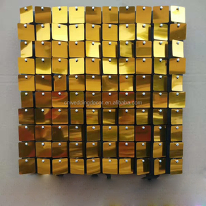 <span class=keywords><strong>Mur</strong></span> scintillant <span class=keywords><strong>en</strong></span> paillettes argentées pour fond de photomaton - Product Image 2