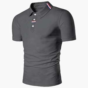 เสื้อยืดแขนสั้นสำหรับผู้ชายพิมพ์ลายสี3สีในหนึ่งลำลอง - Product Image 4