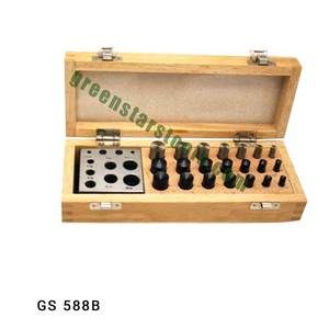 Round Disc Cutter <b>Set</b> of 22 in Wooden <b>Box</b> GS 588B Jewelry <b>Tools</b> for Jewellery <b>Tools</b> - Product Image 1