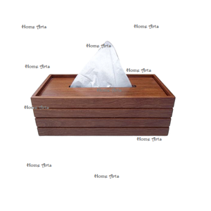 Boîte à mouchoirs en bois de qualité supérieure Boîte de rangement pour serviettes de forme rectangulaire au design fantastique pour les meilleures ventes - Product Image 5