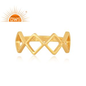 Latest Traditional Design Handmade <b>Cross</b> Band <b>Ring</b> For Women Fashion Jewelry Manufacturer - Product Image 2
