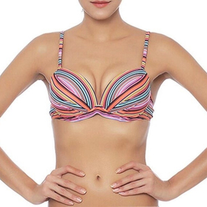 Top de Bikini Halter Push-up, Hecho a Mano, Felicidad - Product Image 1
