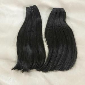 ผมต่อจากผมมนุษย์บริสุทธิ์จากเวียดนามสีดำธรรมชาติแบบคู่แท้สีดำตรง - Product Image 3