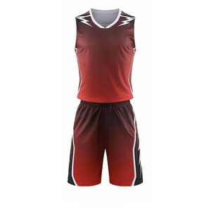 Ensemble de vêtements de basketball personnalisés de haute qualité, anti-bactérien, anti-UV, respirant, impression de logo personnalisé, prix bas, grandes tailles - Product Image 2