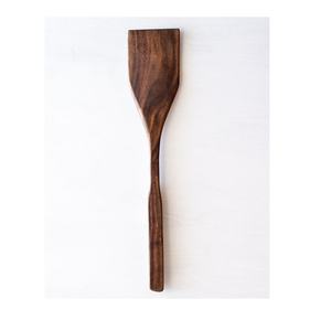 Style <b>Wood</b> Cooking Spoon for <b>Large</b> Mixing Solid Spoon with Long Hand for Dark <b>Wood</b> Color and Cooking Serving Use - Product Image 1
