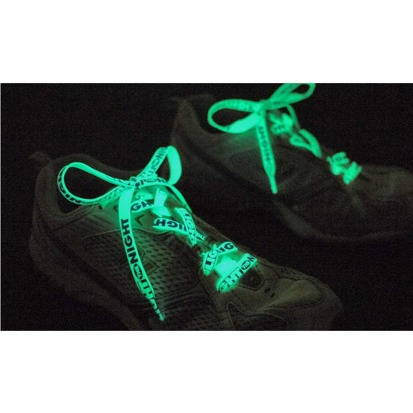 Яркие Светоотражающие светящиеся шнурки на заказ, светящиеся в темноте шнурки для обуви