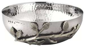 Cuenco decorativo niquelado de último diseño hecho a mano, nuevo Metal con acabado plateado para servir comida dulce, fiesta, comedor, uso - Product Image 6