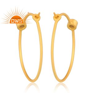 Pendiente de aro de piedra preciosa de cuarzo de cristal Natural de plata esterlina para fabricante de joyería de mujer - Product Image 3