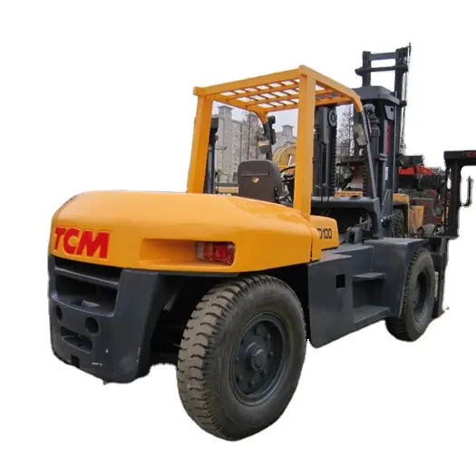 Bom estado usado TCM empilhadeira FD100 10 ton Japão original para venda a baixo preço