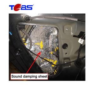 Auto-adhérence en caoutchouc butyle maison feuille d'<span class=keywords><strong>isolation</strong></span> <span class=keywords><strong>phonique</strong></span> en aluminium butyle <span class=keywords><strong>voiture</strong></span> <span class=keywords><strong>plaque</strong></span> d'insonorisation - Product Image 6