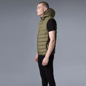 Veste d'hiver décontractée pour hommes coupe ajustée fermeture éclair complète imperméable respirant polyester d'excellente qualité grande taille coupe-vent - Product Image 2