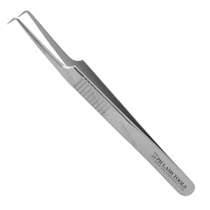 Stainless Steel Eyelash Extension Tweezer with Finger Grip Design Private Label, Top Quality Eyelash Extension Tweezer - Product Image 2