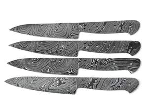 Cuchillos de Acero de Damasco Personalizados de Venta Caliente, Diseño Más Reciente, Hojas en Blanco para Uso Industrial, Hechos a Mano, OEM SJ - Product Image 2