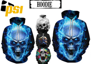 Sweat à capuche en coton uni pour hommes, sur mesure, coupe étroite, unisexe - Product Image 2