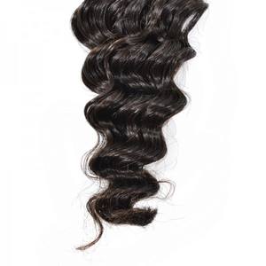 Paquete de extensiones de cabello humano alineado con cutícula ondulada de textura natural de doble trama - Product Image 5