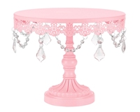Luxus Metall Hochzeits torte Stand Silber Runde Dekorieren Plattenspieler Dessert Sockel Stand Tablett für Obst mit Geweih Design